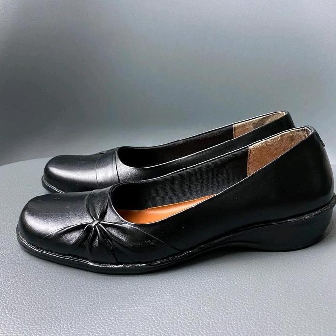 Sepatu Pantofel Cewek Pantofel Wanita Untuk Kerja Sepatu Pantofel Wanita Paskibra Sepatu Kulit Asli 