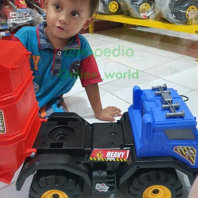 Mainan Truk Konstruksi Dump Tru Jumbo Bisa Dinaiki