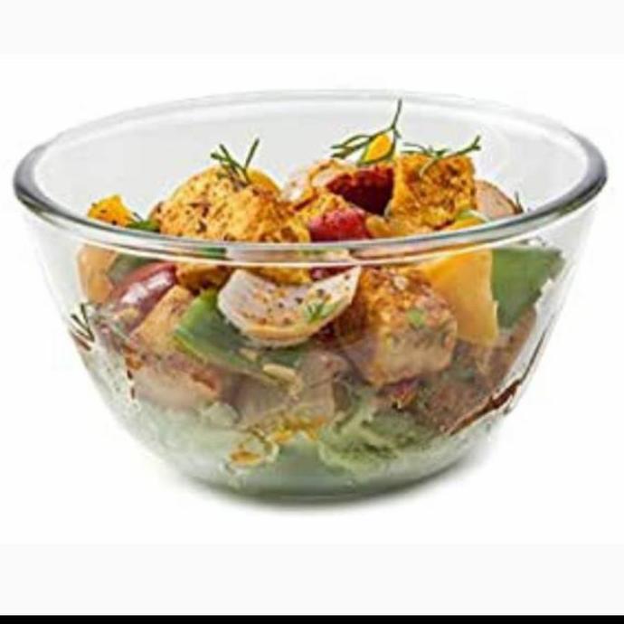Mangkuk Kaca 28cm/Mixing bowl/ Mangkuk Sayur /Mangkuk Kaca Besar