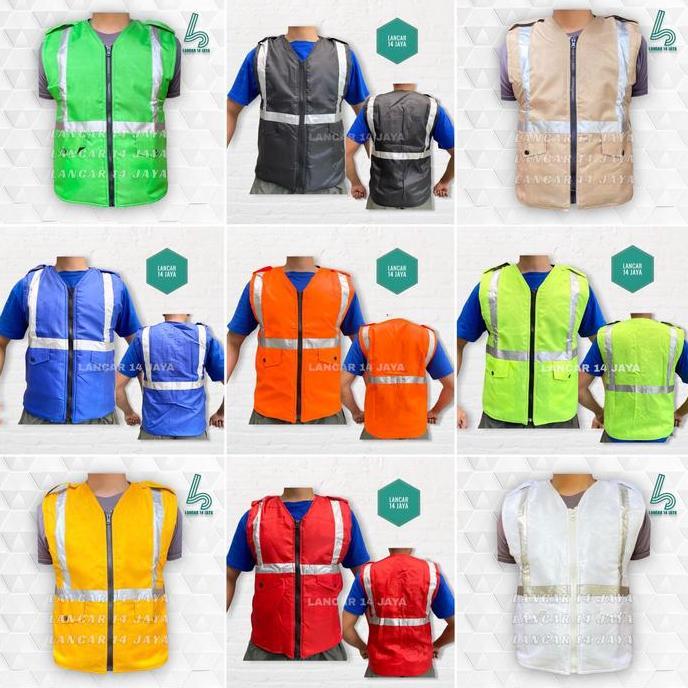 PROMO Rompi Parasit / Parasut - Rompi Safety - Rompi Proyek - Ojek - Rompi Parkir- Rompi Serbaguna -