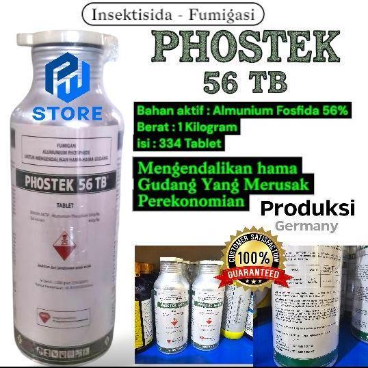BERKUALITAS OBAT RACUN BASMI KUTU GUDANG PHOSTEK 56 TB Tablet Fumigan Basmi Hama Kutu Terigu Beras B