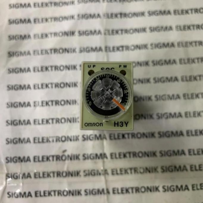 Timer Omron H3Y - 4 Dc 12V. Timer Delay. 0 - 60 Detik. Solid State Kode 506