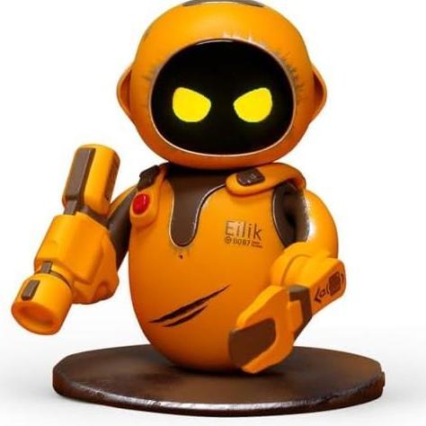 ENERGIZE LAB Eilik DQ - Touch Interactive Toys, Cute Robot Pets with Abundant