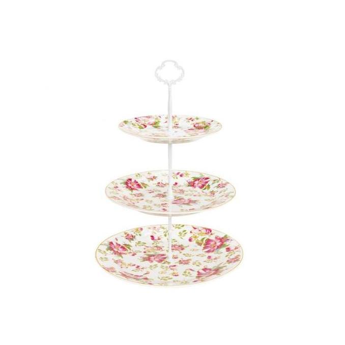 Bestone- Vicenza Third Plate - Piring Susun PA25 Motif Melati