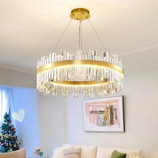 Lampu Terowongan Triwarna Nordic Untuk Ruang Tamu Lampu Pendant Plafon Lampu Gantung Penerangan Maka