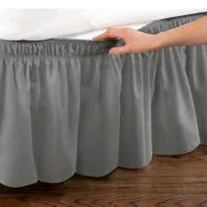 BED SKIRT RUMBAI PENUTUP KOLONG KASUR