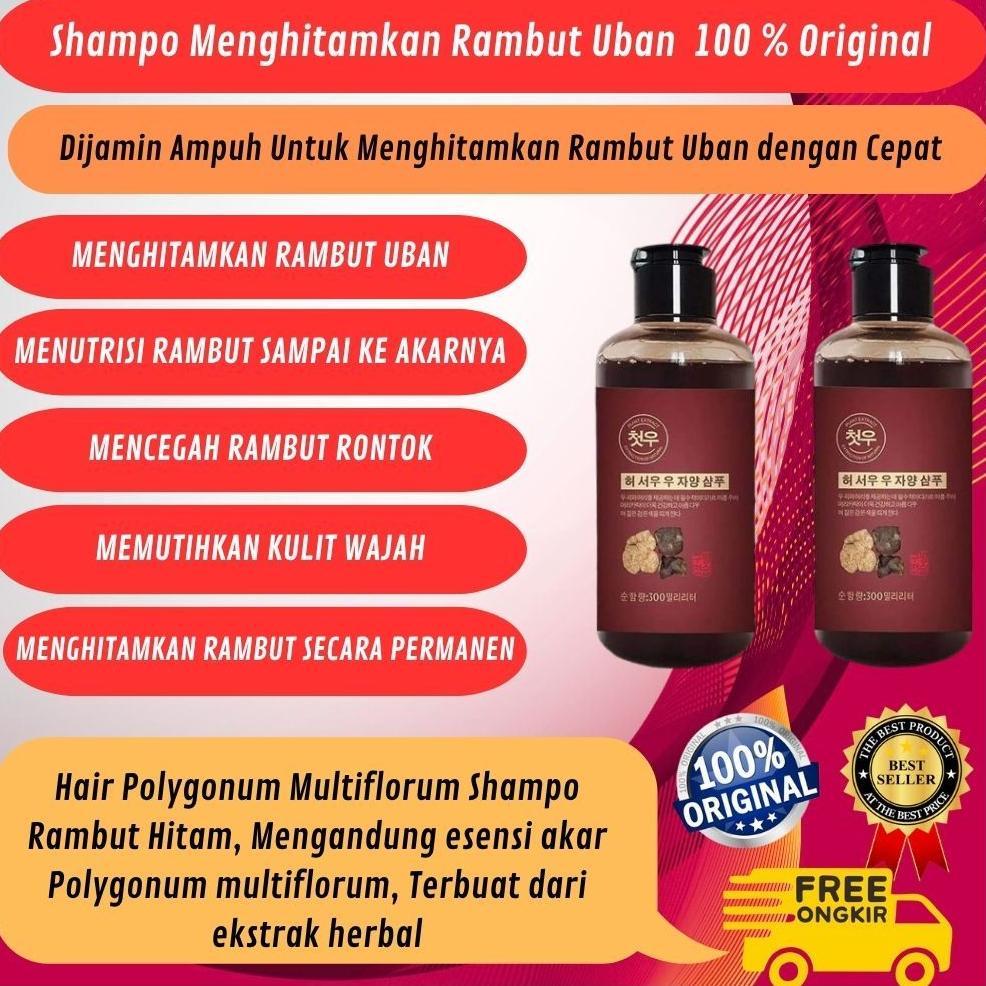 Shampo Shampo Sampo Menghitamkan Rambut Uban secara Alami dan Merawat Rambut Dan Shampo Penghilang U