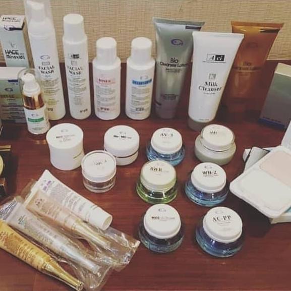 Barufasayah - Paket Perawatan Wajah Bio Kusuma Pembersih Serum Cream Pagi Krim Malam