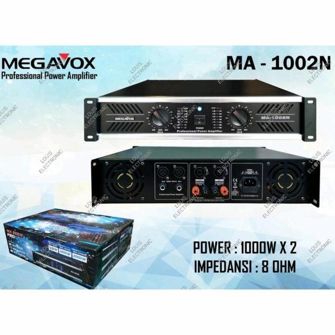 TERMURAH - Power Amplifier MEGAVOX MA 1002 N Ampli MEGAVOX MA 1002N Original