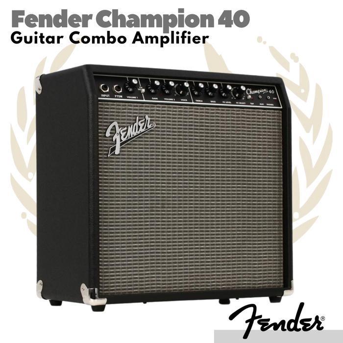 Fender Champion 40 Guitar Combo Amplifier | Ampli Spiker Gitar Listrik Original Dan Terpercaya