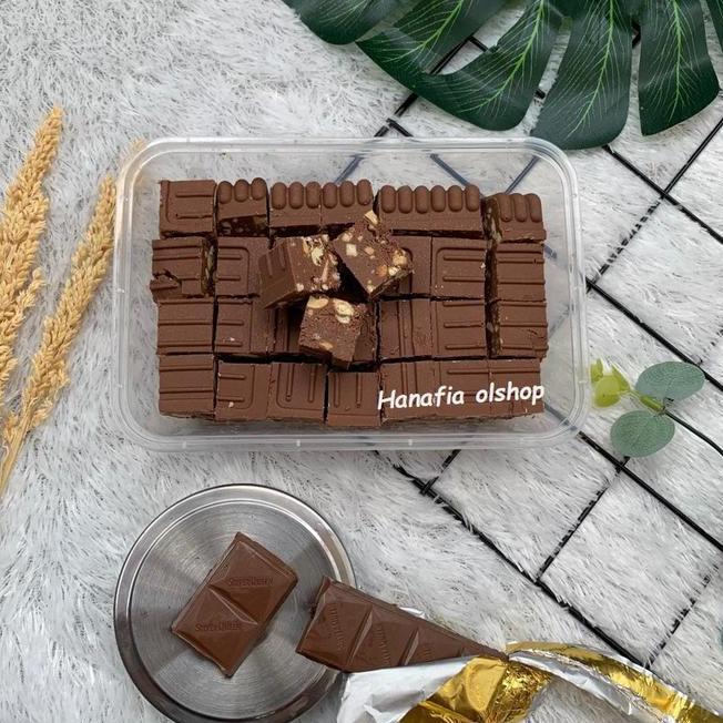 Coklat Sq 500Gr Kiloan Free Dus Buble Wrap Patahan Coklat Sq Terlaris