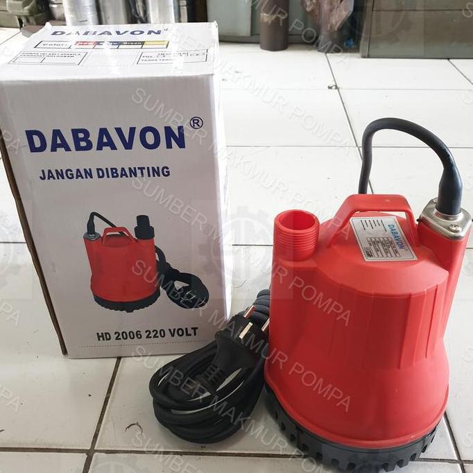 Pompa Celup Air Bersih 100 Watt Dabavon Hd-2006 Promo