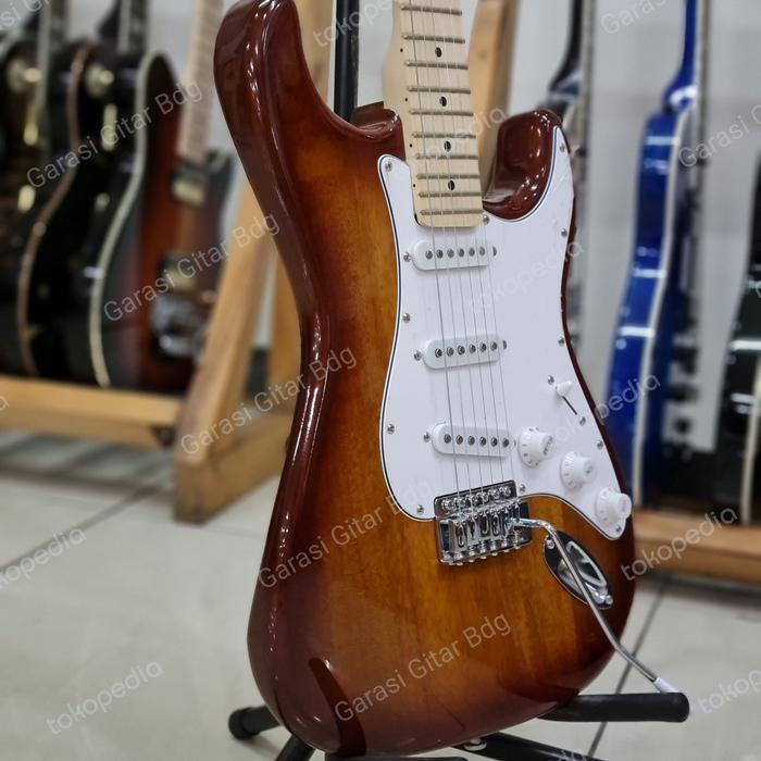 Gitar Elektrik Listrik Fender Stratocaster Karamel Original Dan Terpercaya