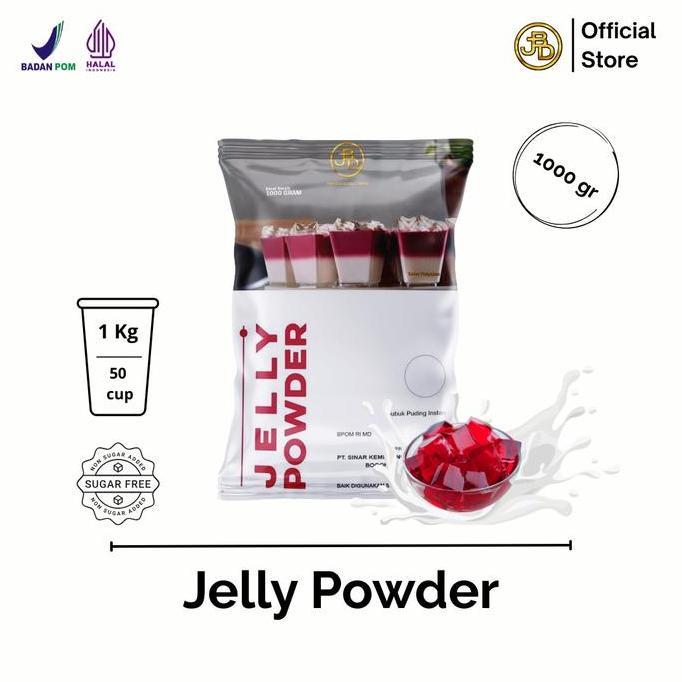 JELLY POWDER Plain || Jelly Bubuk Food Ice Jeli