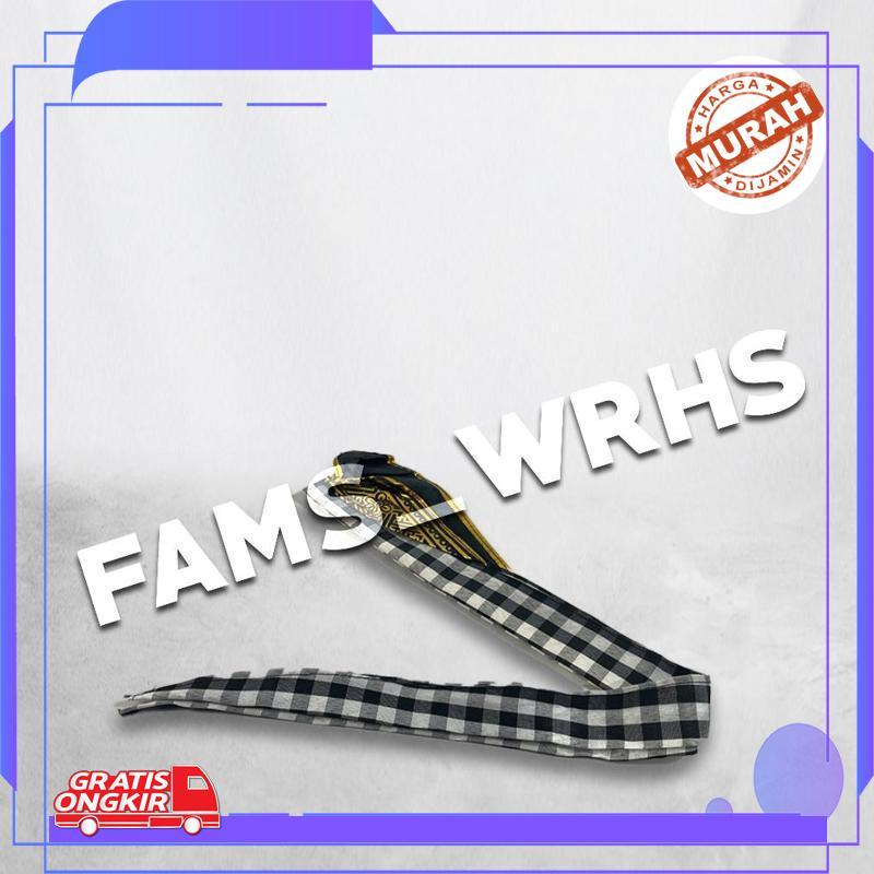 Udeng Bali Batik Motif Catur Udeng Instan Siap Pakai SUPER