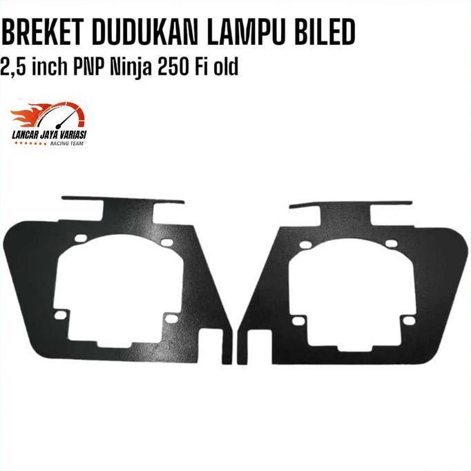 ERAZORM Breket Dudukan Lampu Biled Projie Ukuran 2,5 inch Motor Ninja 250 Fi Old Kualitas Terbaik Mo