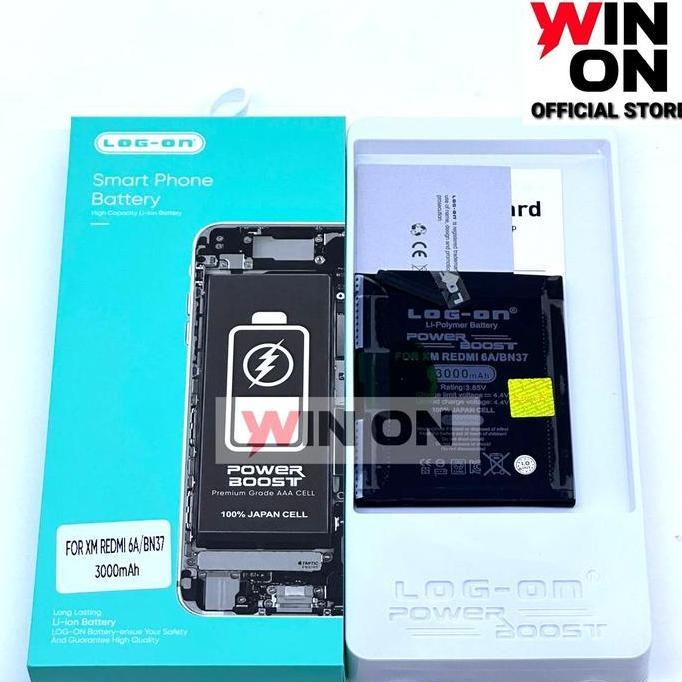 WIN ON - BATERAI XIAOMI REDMI 6 BN 37 - REDMI 6A BN-37 DOUBLE POWER