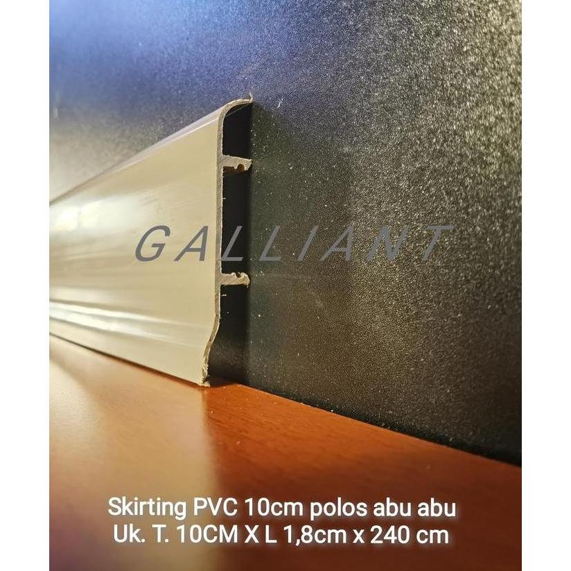 Skirting 10cm PVC Polos / List Plint / Plint Lantai 10cm PVC Polos Tanpa Clip Promo