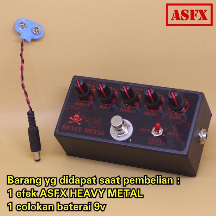 Efek Gitar Heavy Metal Asfx Murah Distortion Pedal Metal Distorsi Original Dan Terpercaya