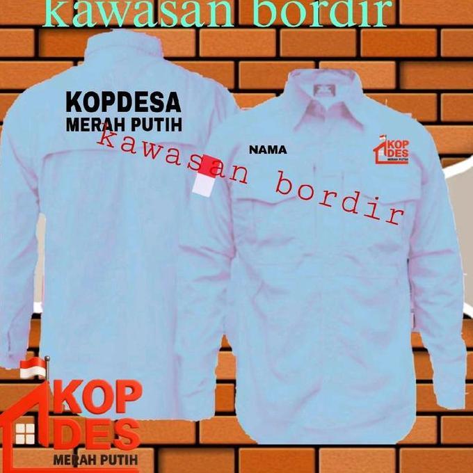 premium tactical kemeja koperasi merah putih seragam koperasi merah putih baju koperasi merah putih 