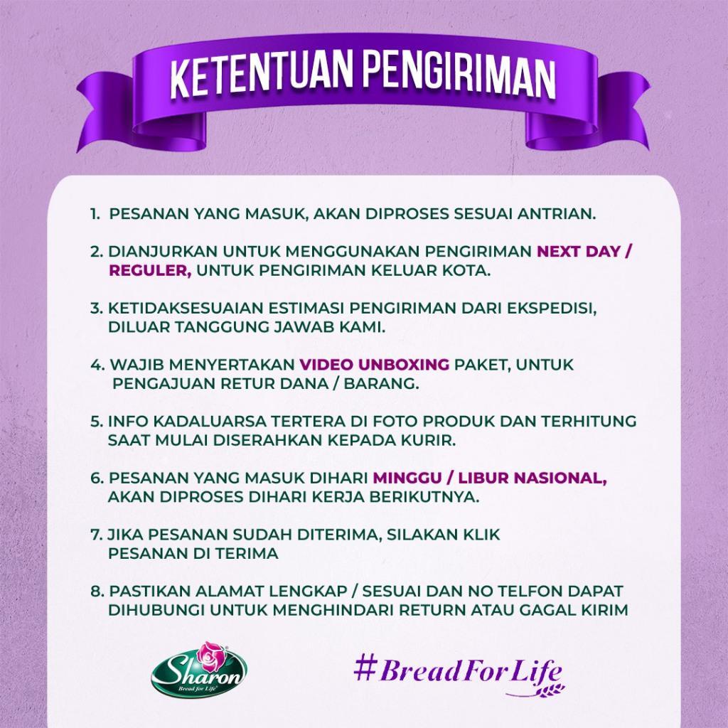 Sharon Bakery Roti Sisir Original 140Gr - Paket