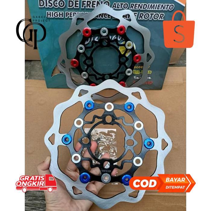 GABEEAPROJECT PIRINGAN CAKRAM DEPAN GALFER 220MM DISC GALFER  BEAT VARIO MIO JUPITER SCOOPY DLL MURA