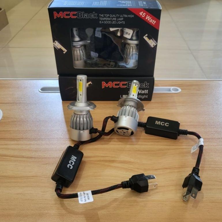 Bohlamp H4 LED Lampu Mobil 3 Warna Jauh Dekat LED H4