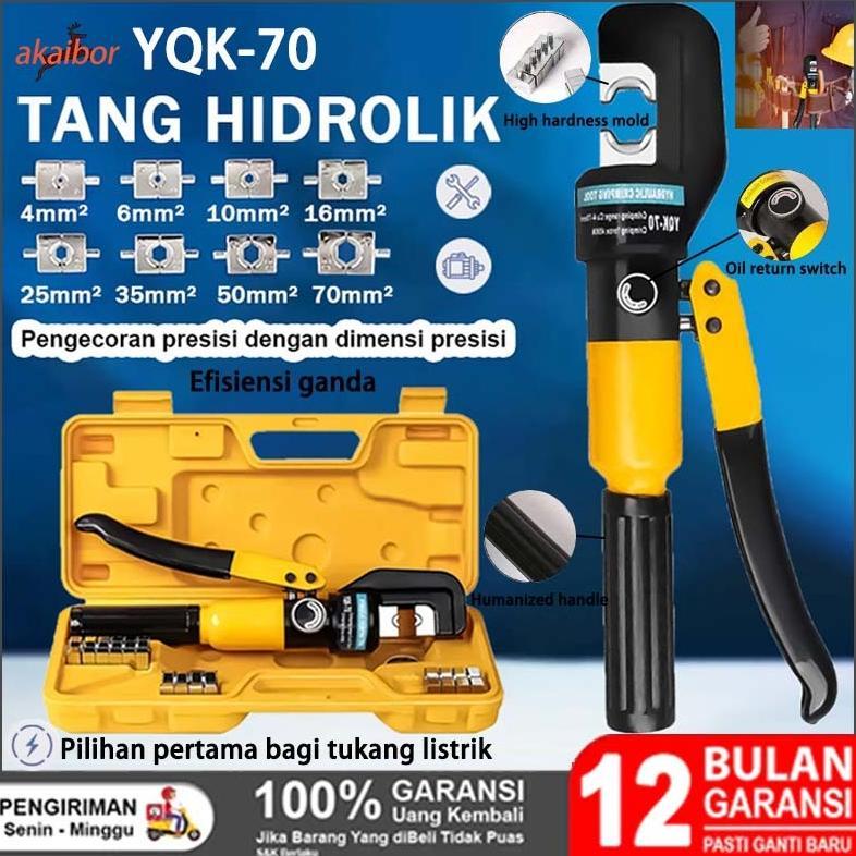 Hot akaibor YQK-70 tang skun kabel tang crimping tang skun crimping tool tang kabel tang press skun 