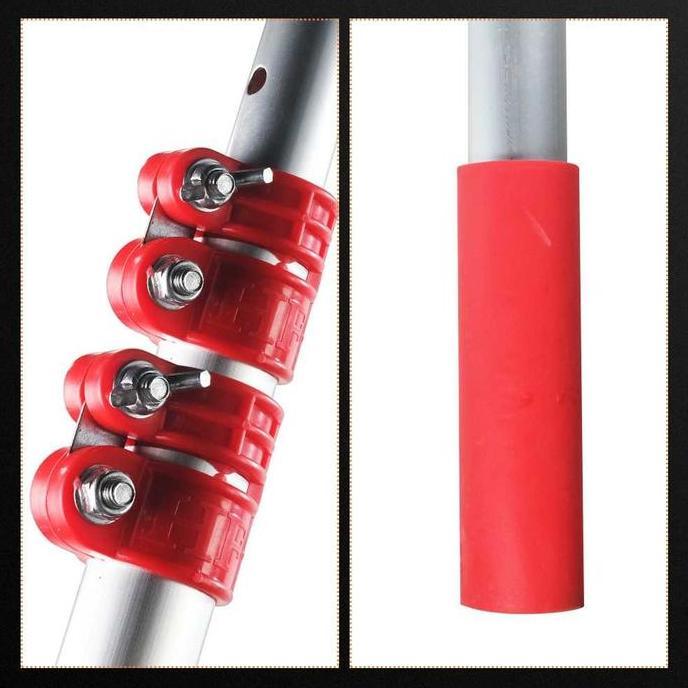 Tongkat Teleskopik Tiang Galah Panjang Serbaguna Pemetik Buah Gergaji Ranting