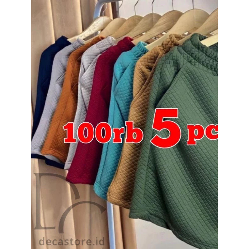 DECA || (PROMO PAKET HEMAT 5pcs ) Celana Pendek Boardshort Comfy 100ribu 5pcs Celana Diamond Knitt P