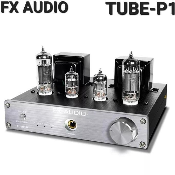Promo FX-AUDIO Tube-P1 Tube Headphone Amplifier 6J1+6P1 & Tube Amp 2x2.5w Diskon