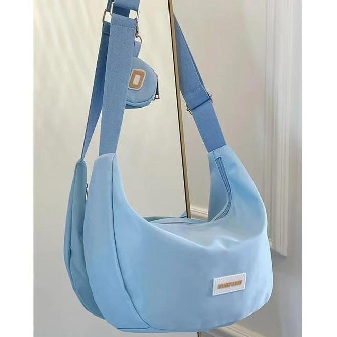 persasiunah - ready  tas selempang wanita terbaru 2-in-1 nilon siswa baru wanita tas bahu murah tas 