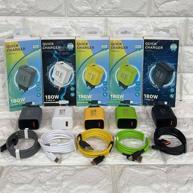 GRATIS ONGKIR Adaptor Charger + Kabel TYPE C Micro Fast Charging Universal Daya Kustom 139 USB-A 180