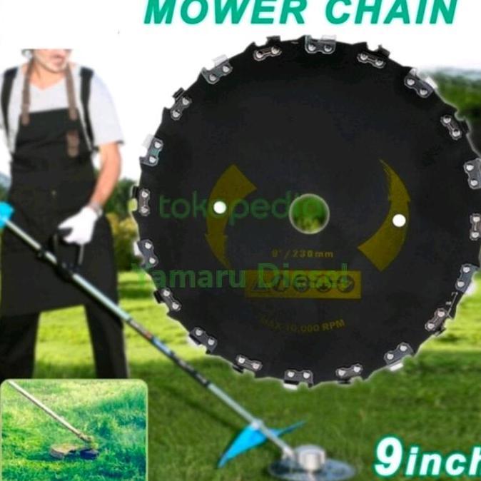 Pisau Potong Rumput Model Chainsaw Potong Dahan