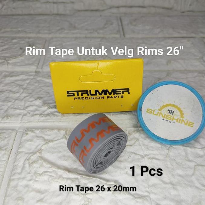 Rim Tape STRUMMER Rims Marset Velg 26 Sepeda MTB Federal CTB Mini Jumlah 1 Bj