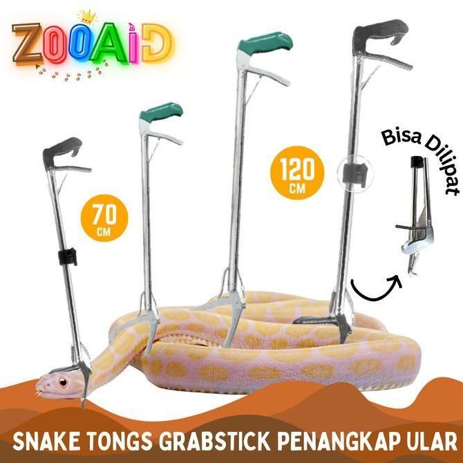 TERMURAH - SNAKE TONGS NOMOY HOOK TONGKAT JEPIT ALAT PENJEPIT PENANGKAP STIK ULAR