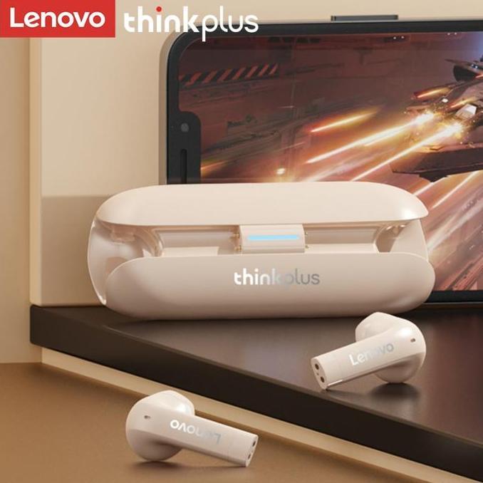 Promo THINKPLUS LENOVO TWS BLUETOOTH EARPHONE HEADSET HIFI BT5.3 TW60 Diskon