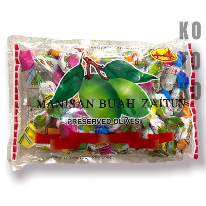 Ready !!! Manisan Buah Kana Zaitun Kering Tanpa Biji / Preserved Olives 250gr