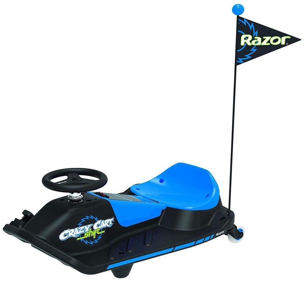 Razor Crazy Cart Shift Blue - Mainan Mobil Anak Ride On