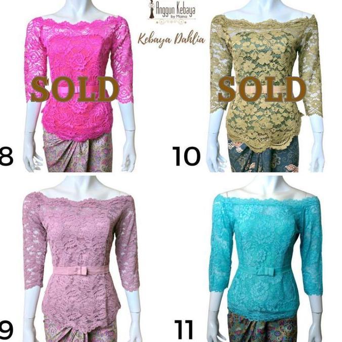 ANGGUN KEBAYA - Kebaya Dahlia | Kebaya Sabrina Brokat | Kebaya Wisuda | Kebaya Remaja | Kebaya Simpe