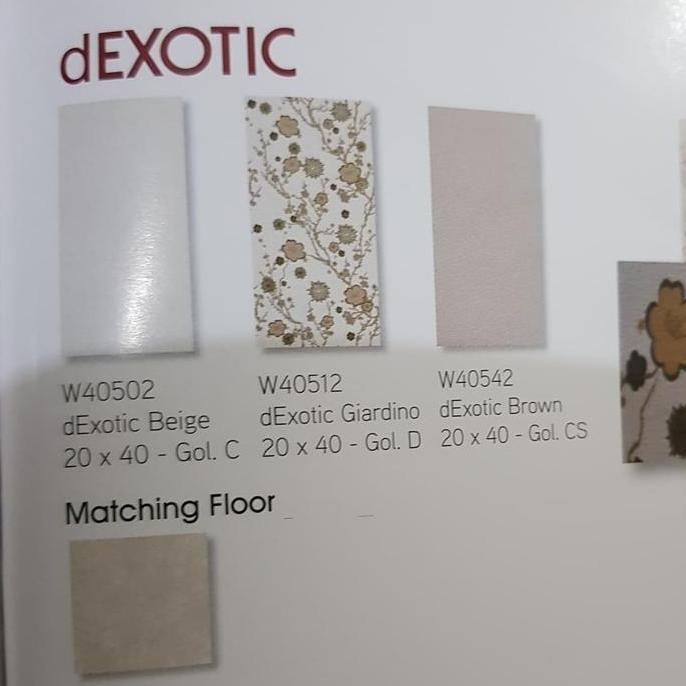 roman keramik dinding 20x40 dExotic