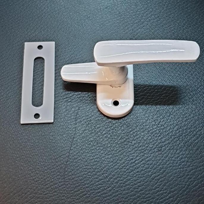 Rambuncis Silca jendela kayu ,kunci grendel jendela white pw coated
