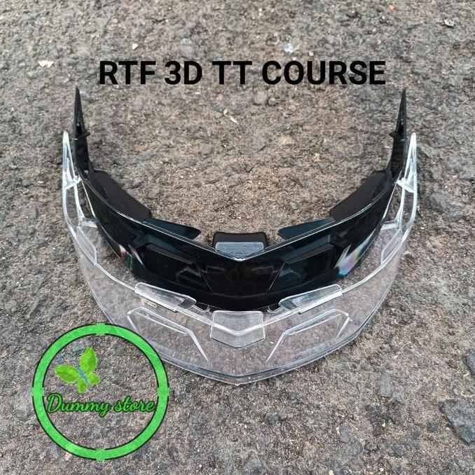 ORIGINAL Spoiler 3D Helm KYT TT COURSE / KYT TTC READY STOCK
