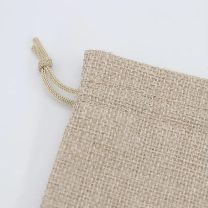 Kantong Goni 9 x 12cm Pouch Tile Serut Souvenir Pernikahan Pembungkus Rosario Salib Buku