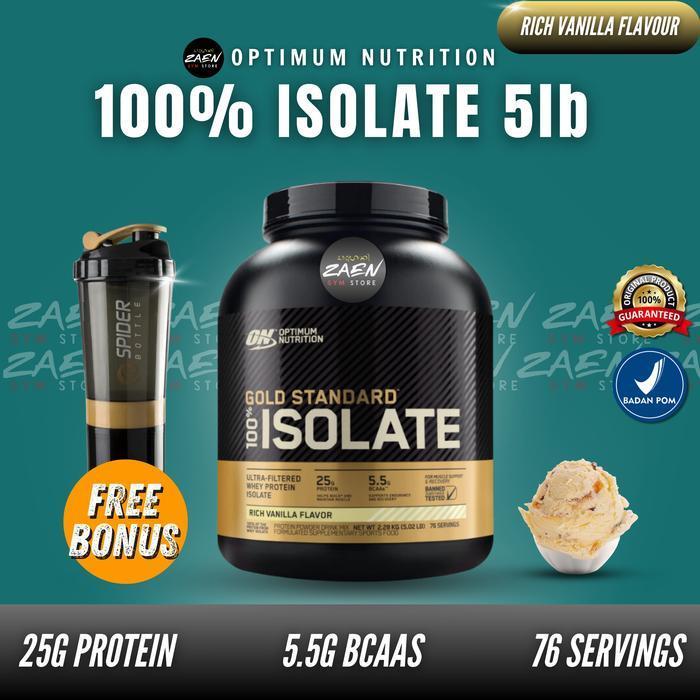ON Gold Standard 100% Isolate 5 Lbs Whey Protein Isolate BPOM