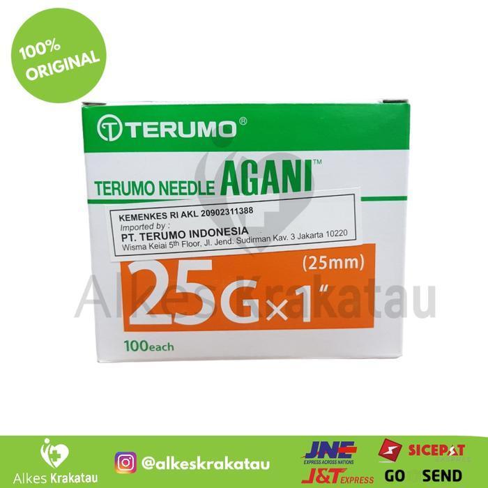 Needle Terumo 25 G AGANI / Needle 25 G / Jarum 25G