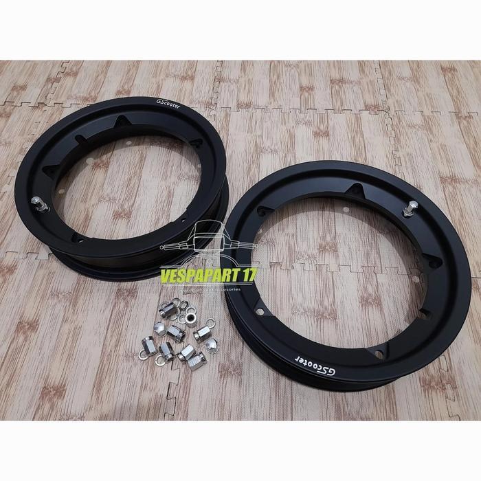 velg vespa gs scooter uno black
