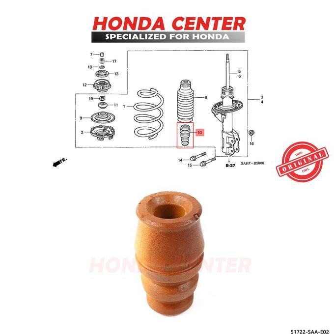 Karet Stopper Anti Kandas Shock Depan Jazz Gd3 City Gd8 Original