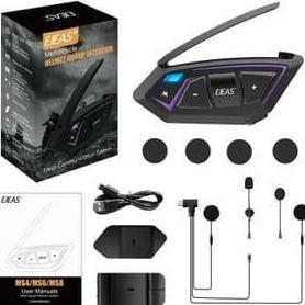 TERMURAH INTERCOM EJEAS MS8 INTERCOM EJEAS MS8 BLUETOOTH HELM EJEAS MS8 INTERCOM MS8 READY STOCK