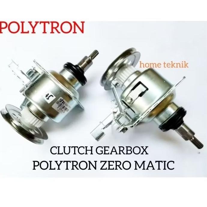 Clutch GEARBOX mesin cuci POLYTRON ZERO MATIC 1tabung grigi 11 1gear Baru